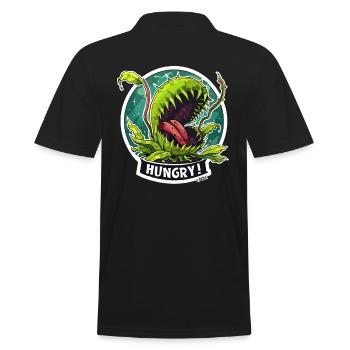 Plante carnivore : Toujours affamée - Polo Homme - noir - Dos - Kai (181cm)