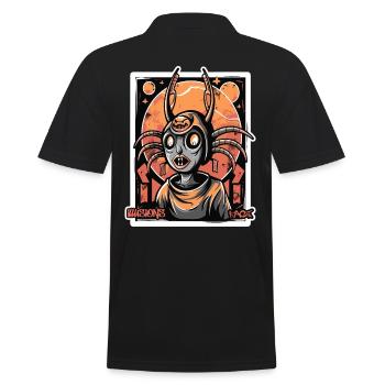 Rêve ultime : Illusion du chaos et de l’horreur - Polo Homme - noir - Dos - Kai (181cm)