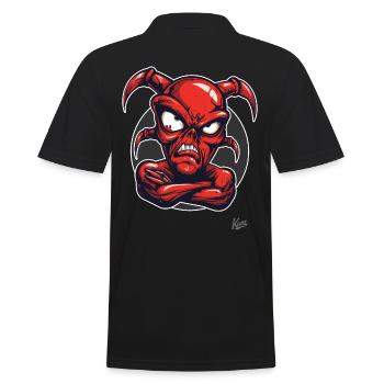 Little Demon : Le diable en a assez - Polo Homme - noir - Dos - Kai (181cm)