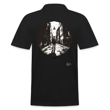 Tout seul - Polo Homme - noir - Dos - Kai (181cm)