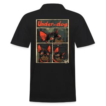 Le bouledogue français outsider - Polo Homme - noir - Dos - Kai (181cm)