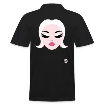 Belle fille - Polo Homme - noir - Dos - Kai (181cm)
