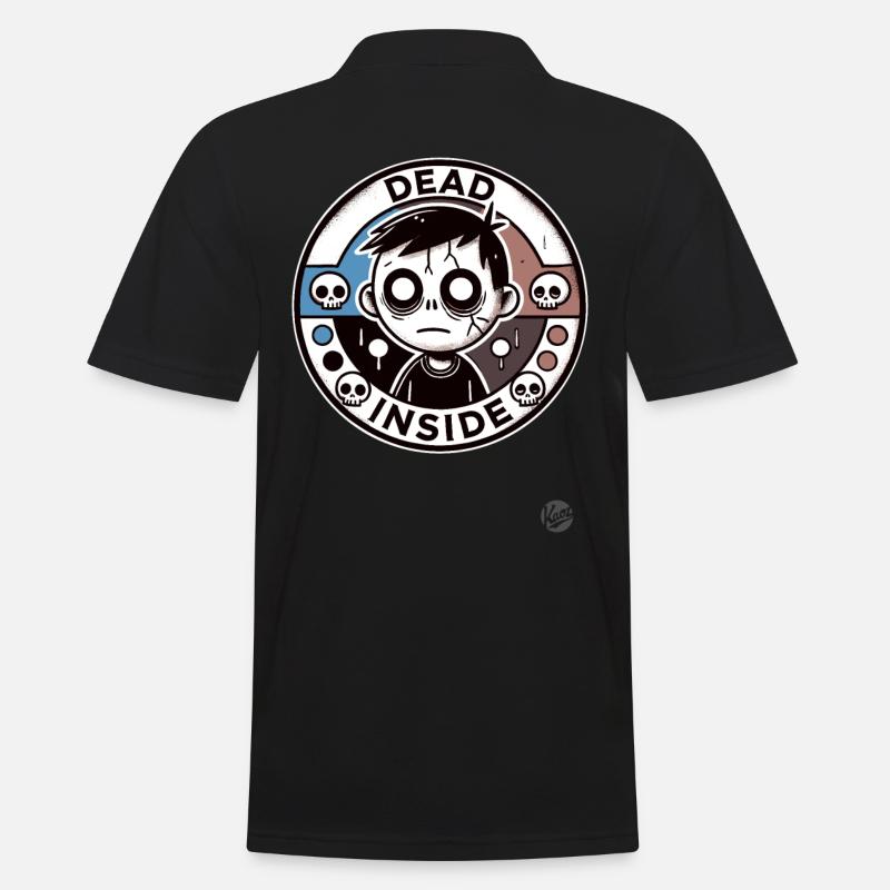 Zombie Boy: Dead Inside - Men's Polo Shirt - black