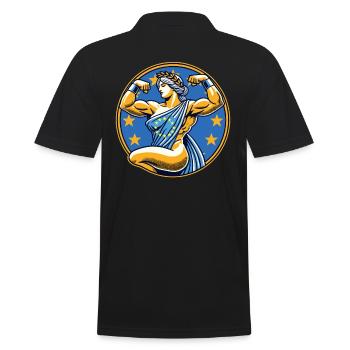 Une Europe forte et belle - Polo Homme - noir - Dos - Kai (181cm)