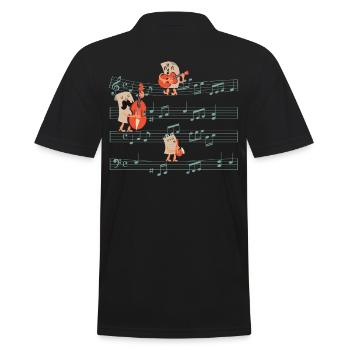 Guitaristes Guitare Instrument Musique ACOUSTIQUE - Polo Homme - noir - Dos - Kai (181cm)