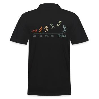 Joueurs de handball Handball Joueurs de handball - Polo Homme - noir - Dos - Kai (181cm)