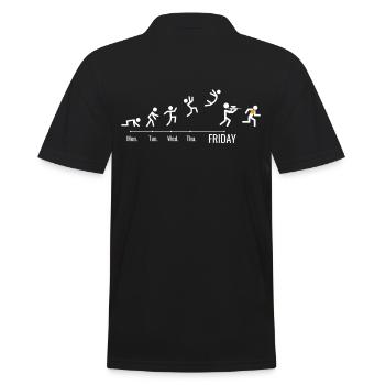 Paintball Airsoft gaming Softair Games Weekend - Polo Homme - noir - Dos - Kai (181cm)