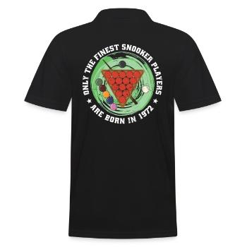 Joueur de snooker Snooker né en 1972 Anniversaire - Polo Homme - noir - Dos - Kai (181cm)