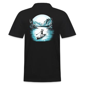 SUP Stand Up Paddle paddleboarding Stand-Up Paddler SUP - Polo Homme - noir - Dos - Kai (181cm)