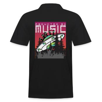 UFO kidnappé par Music EDM Techno Festival - Polo Homme - noir - Dos - Kai (181cm)
