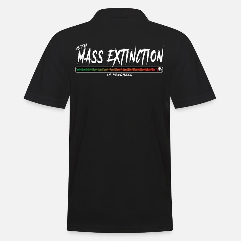 6ième Extinction de masse en cours... - Polo Homme - noir