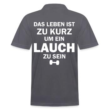 Culturiste sort - Polo Homme - charbon - Dos - Nico (186cm)