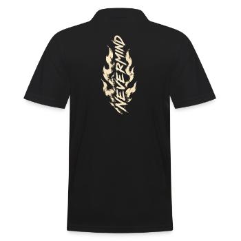 Peu importe les vêtements de ville Flame - Polo Homme - noir - Dos - Kai (181cm)