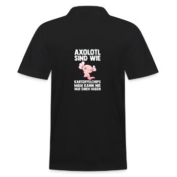Axolotl - Polo Homme - noir - Dos - Kai (181cm)