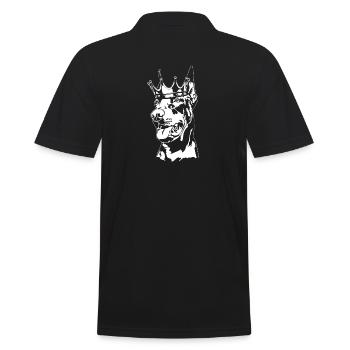 Doberman Crown Dog Dogs Wilsigns - Polo Homme - noir - Dos - Kai (181cm)