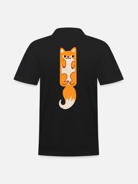 Fox - Men's Polo Shirt - black