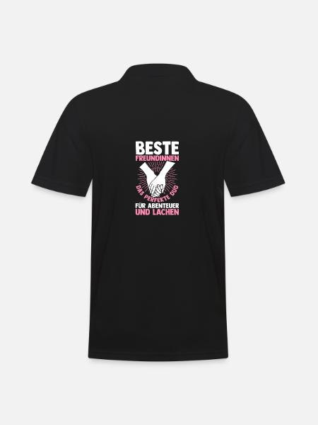 Best friend - Men's Polo Shirt - black