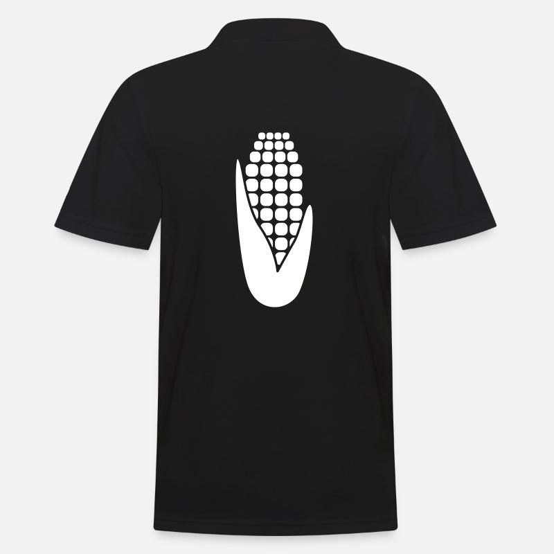Mais - Männer Poloshirt - Schwarz