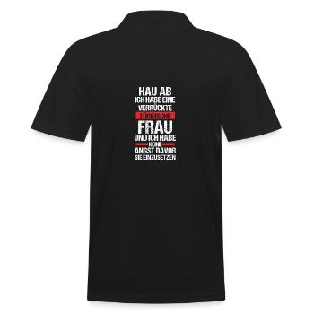 Türken Türkei - Männer Poloshirt - Schwarz - Hinten - Kai (181cm)