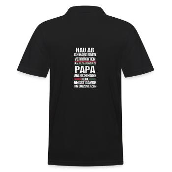 Magyar Papa Père Hongrie - Polo Homme - noir - Dos - Kai (181cm)