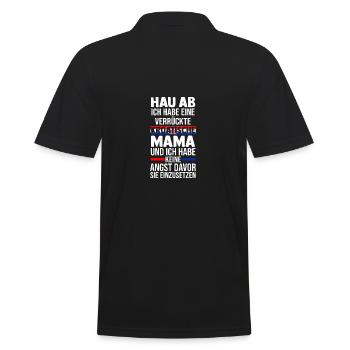 Kroaten Kroate Kroatin Hrvatska Kroatien - Männer Poloshirt - Schwarz - Hinten - Kai (181cm)