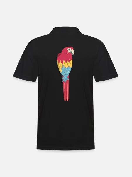 Macaw - Men's Polo Shirt - black