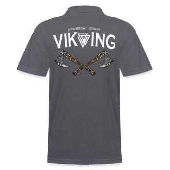 Viking - Männer Poloshirt - Anthrazit - Hinten - Nico (186cm)