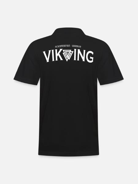 Viking - Männer Poloshirt - Schwarz