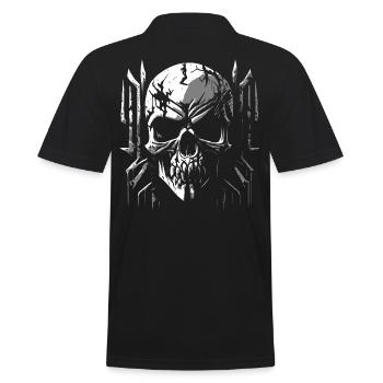 Crâne - Polo Homme - noir - Dos - Kai (181cm)