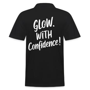 Jeder Tag Eine Neue Chance Zu Glänzen Motivation - Männer Poloshirt - Schwarz - Hinten - Kai (181cm)
