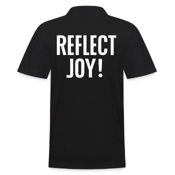 Reflect Joy - Montrez votre joie - Polo Homme - noir - Dos - Kai (181cm)