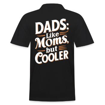 Les papas comme les mamans sont juste cool en disant - Polo Homme - noir - Dos - Kai (181cm)