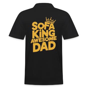 Canapé King Awesome Dad - Polo Homme - noir - Dos - Kai (181cm)