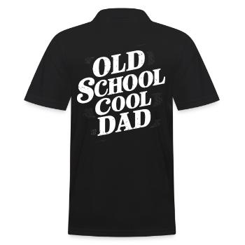 Old School Cool Dad Look rétro - Polo Homme - noir - Dos - Kai (181cm)