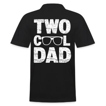Deux Cool Dad Expression Stylée - Polo Homme - noir - Dos - Kai (181cm)