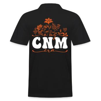 Dans mon illustration de fleurs de l’ère CNM - Polo Homme - noir - Dos - Kai (181cm)
