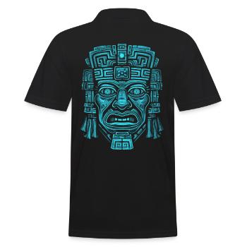 Dieu Maya Mythologie Maya Hunab Ku - Polo Homme - noir - Dos - Kai (181cm)
