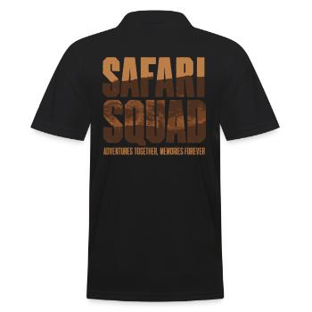 Souvenirs d’aventure Safari Squad ensemble pour - Polo Homme - noir - Dos - Kai (181cm)