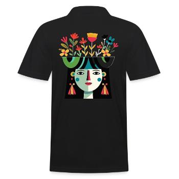 Déesse aztèque Xochiquetzal Mythologie ancienne - Polo Homme - noir - Dos - Kai (181cm)