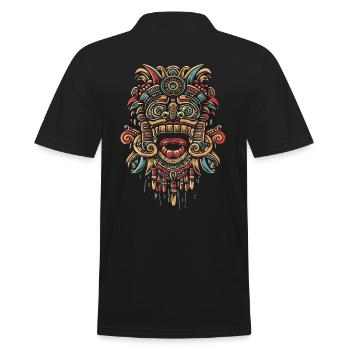 Dieu aztèque Mythologie ancienne Tonatiuh - Polo Homme - noir - Dos - Kai (181cm)