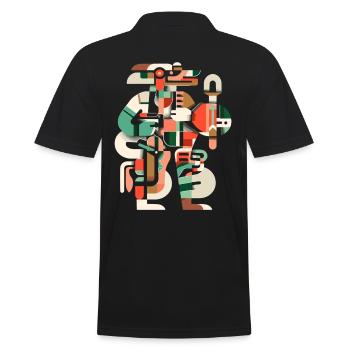 Dieu Maya Mythologie Maya Itzamna - Polo Homme - noir - Dos - Kai (181cm)