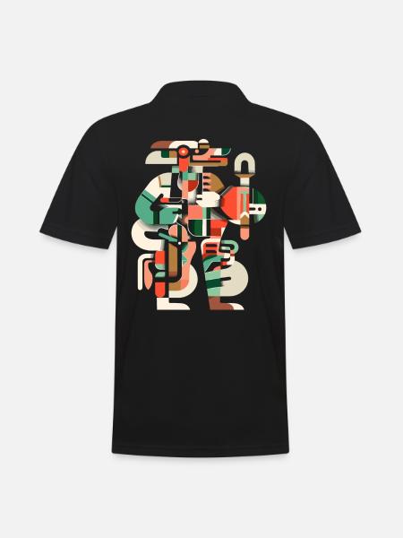 Mayan God Mayan Mythology Itzamna - Men's Polo Shirt - black