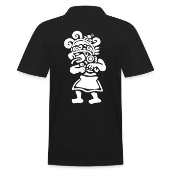 Dieu Maya Mythologie Maya Hunab Ku - Polo Homme - noir - Dos - Kai (181cm)