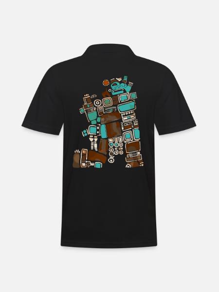 Mayan God Mayan Mythology Itzamna - Men's Polo Shirt - black
