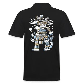 Dieu Maya Mythologie Maya Itzamna - Polo Homme - noir - Dos - Kai (181cm)