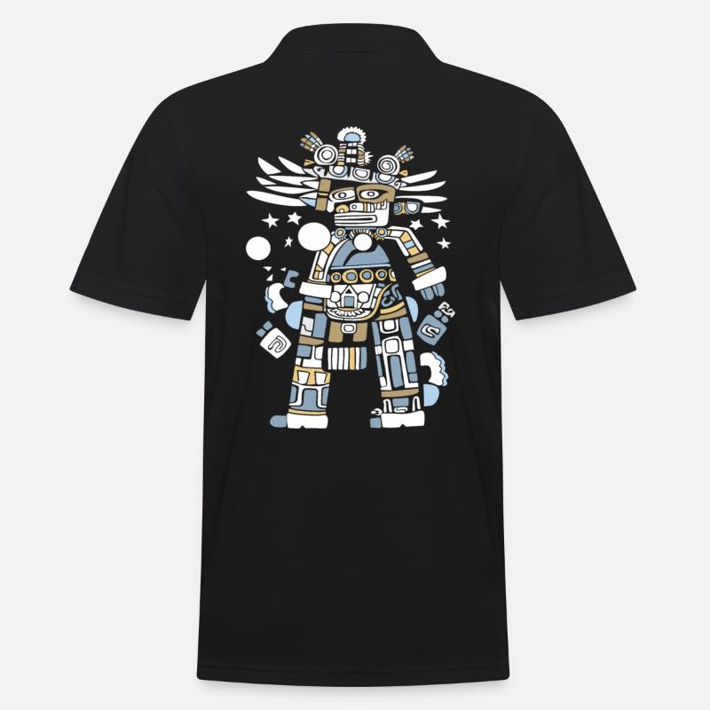 Dieu Maya Mythologie Maya Itzamna - Polo Homme - noir
