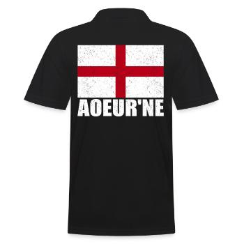 Drapeau de l’Arménie Vintage - Polo Homme - noir - Dos - Kai (181cm)