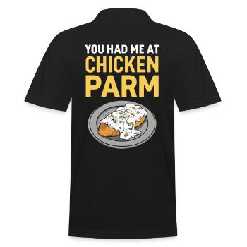 Vous m’avez eu au Chicken Parm Italian - Polo Homme - noir - Dos - Kai (181cm)