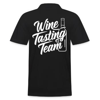 Équipe de dégustation de vins - Design élégant pour - Polo Homme - noir - Dos - Kai (181cm)