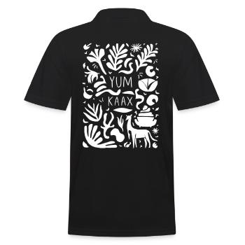 Maya Gott Mayanische Mythologie Alter Gott Yum - Männer Poloshirt - Schwarz - Hinten - Kai (181cm)